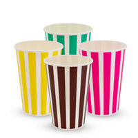 TAILORED Candy Stripe 90mm-16oz Cold Cup x100