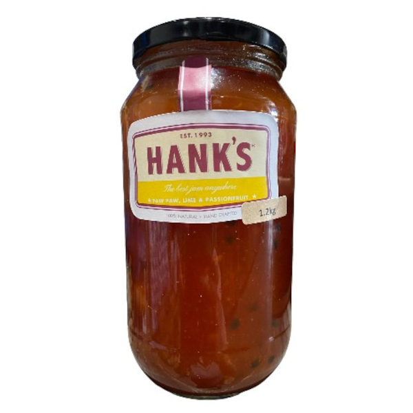 Hank's Pawpaw, Lime, Passionfruit Jam 1.2kg