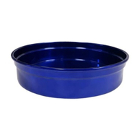 Blue Aluminium Round Bar Tray 240 x 50mm