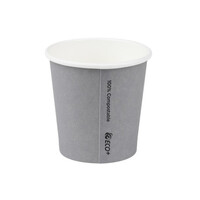 4oz Grey Eco Single Wall Cup x 1000