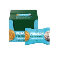 PURABON Peanut Butter Protein Balls 12 x 43g