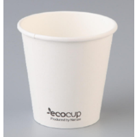 EcoCup 6oz Single Wall PLA White Coffee Cup x 1000