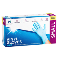 Blue Small Powder Free Gloves x 100