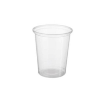 Clear Round 200ml PET Plastic Container x 1000