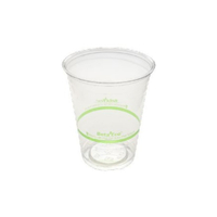 BetaEco 16oz PET Cup w Green Stripe x 100