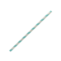 Paper Straw Regular - BLUE STRIPE 2500pc/ctn