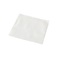 WHITE Luncheon Culinaire 1 ply Quarter Fold Napkin