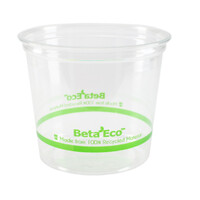 BetaEco 24oz Deli Container RPET Green Stripe x 100