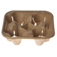 BetaEco Moulded 4 Cup Carry Tray x 200