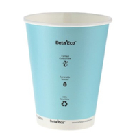 Beta Eco BLUE 12oz PLA Paper Cup x 1000