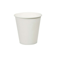 8oz Single Wall OK (80mm) PE lined White Coffee Cup x 1000