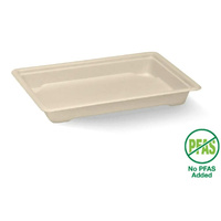 Biopak Medium Sushi Tray Plant Fibre x 600