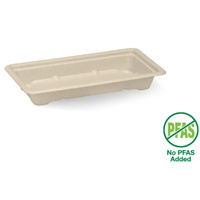 Biopak Small Sushi Tray Plant Fibre x 600