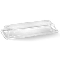 Biopak Long PET LID for Plant Fibre Sushi Tray x 600
