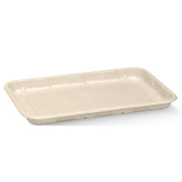 Biopak Produce Tray 8x5" Plant Fibre x 500