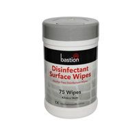 Bastion Disinfectant Surface Wipes 75 sheets (Canister)