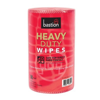 Bastion Heavy Duty Wipes Red - 90 sheets