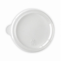 BioPak 60ml (2oz) PET BioCane Sauce Cup Lid NO HOLE x100