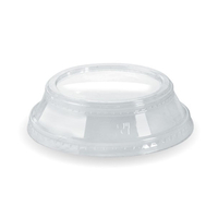 BioPak NO Hole Raised Flat Lid Cold Cup 300-700ml x100