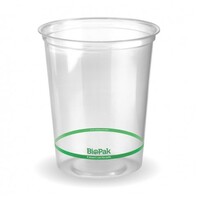 BioPak Clear Green Stripe 960ml BioBowl x 500