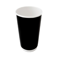 16oz Black Double Wall CUPS x 500