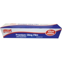 Premium Cling Film with EasyCutter 45cmx600m