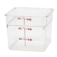 Cambro Polycarbonate Square Food Storage Container 5.7Ltr