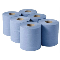 Jantex Centre Feed BLUE 2ply Paper Towel Roll (Pack of 6)