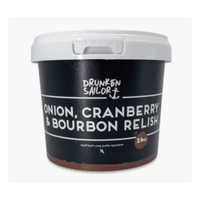 DRUNKEN SAILOR Onion, Cranberry & Bourbon Relish 2.4kg