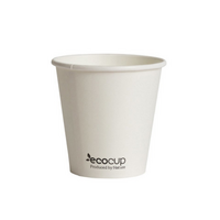 White 4oz Single Wall PE Cup x 100