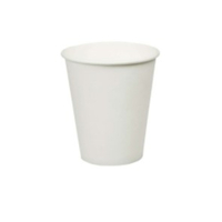 White 6oz Single Wall PE Cup x 100