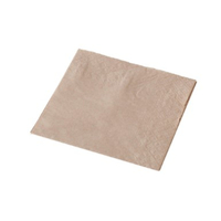 BROWN Cocktail 2ply Quarter Fold Napkins x 2000