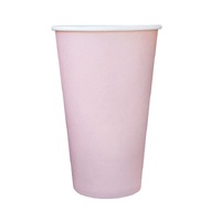 ECO BARISTA 16oz Single Wall PINK SHORT (90mm) Cup x100