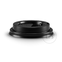 ECO BARISTA 80mm Black Lid fits SKINNY 6/8/12oz Cups x1000