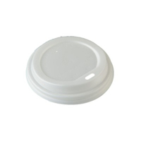 BetaEco White 12-16oz 90mm PLA Compostable Lid x 1000