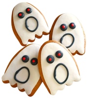 Halloween Cookies Ghosts x 24