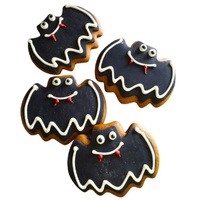 Halloween Cookies Vampire Bat x 24