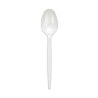 WiseBuy White Plastic Spoon x 4000