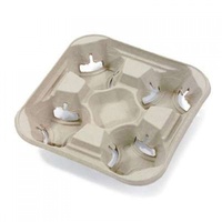 Moulded 4 Cup Carry Tray x 300