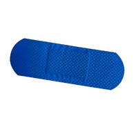Blue Detectable Plastic Strips Bandaid - 100 strips