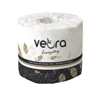 Veora Toilet Paper Rolls 2ply 400 sheets