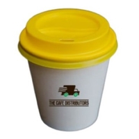 Yellow OK 80 mm Cup Lid x 1000