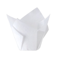 White Tulip Muffin Cup Papers x 500