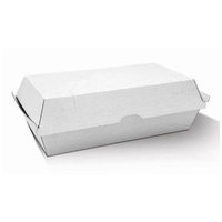 White Snack Box Large Corrugated x 200