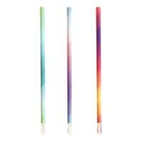 Eco-Straw 5ply Paper Spoon Straw Mixed Colours x 220