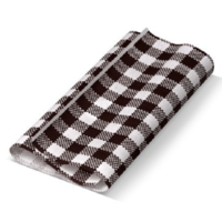 Black Gingham Greaseproof 400x330mm 200 Sheets (1 Ream)