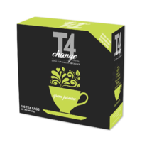 T4CHANGE GREEN JASMINE Envelope Tea Bags 2G X 100