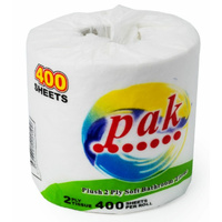 Toilet Paper Rolls 2ply 400 sheets
