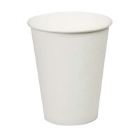 16oz Ecocup Single Wall PLA White Coffee Cup x 1000