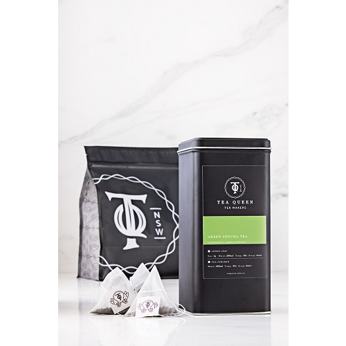 Tea Queen Pyramid Green Sencha Tea Bags x 100